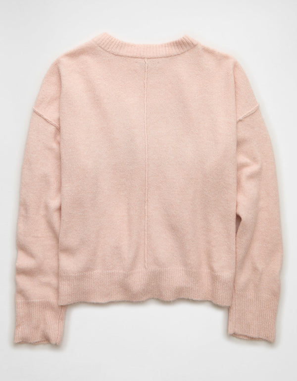 Suéter Soft con Gráfico Ae - Rosa