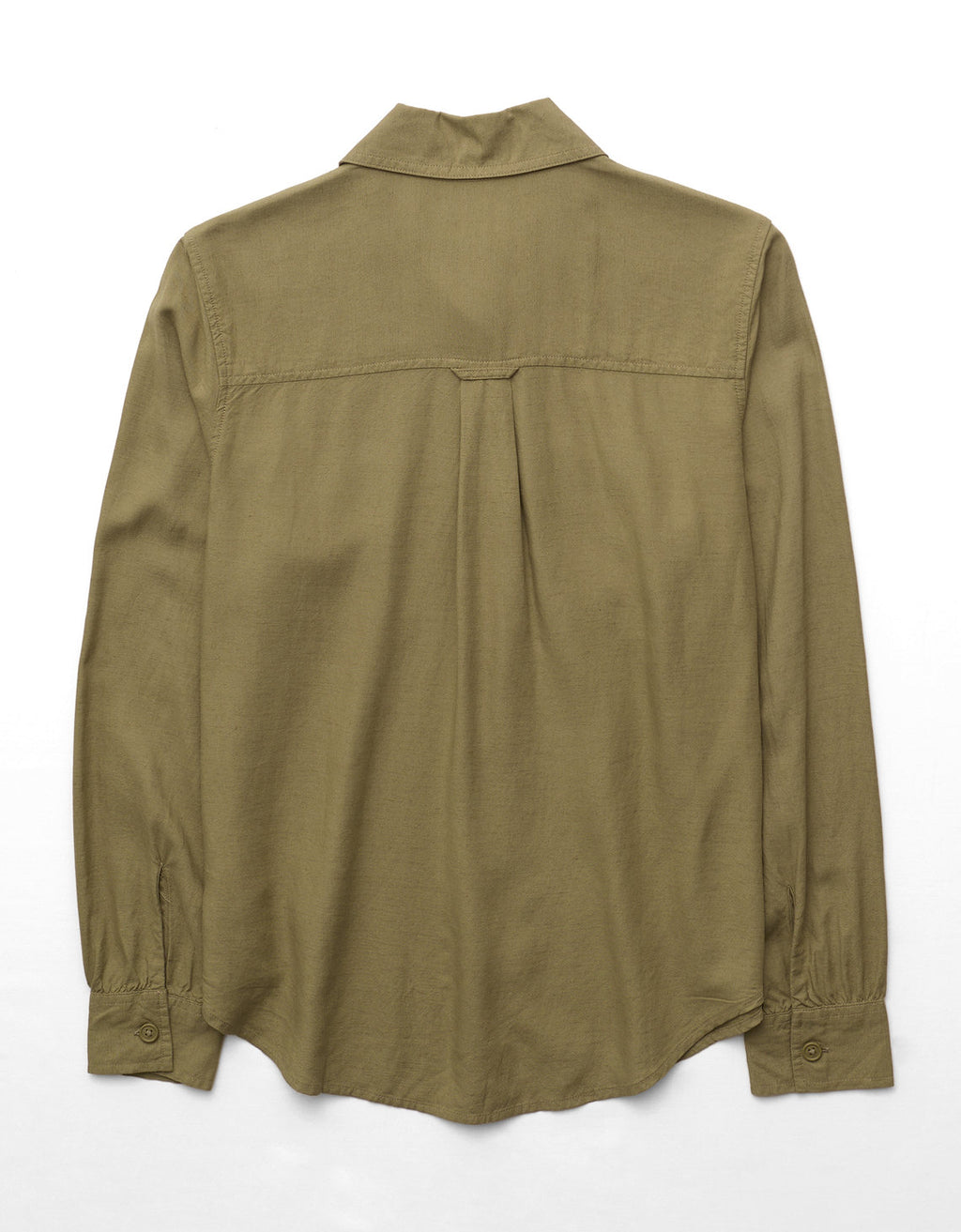 Camisa de manga larga con botones AE Bestie - Dorado 0350_6681_294_b