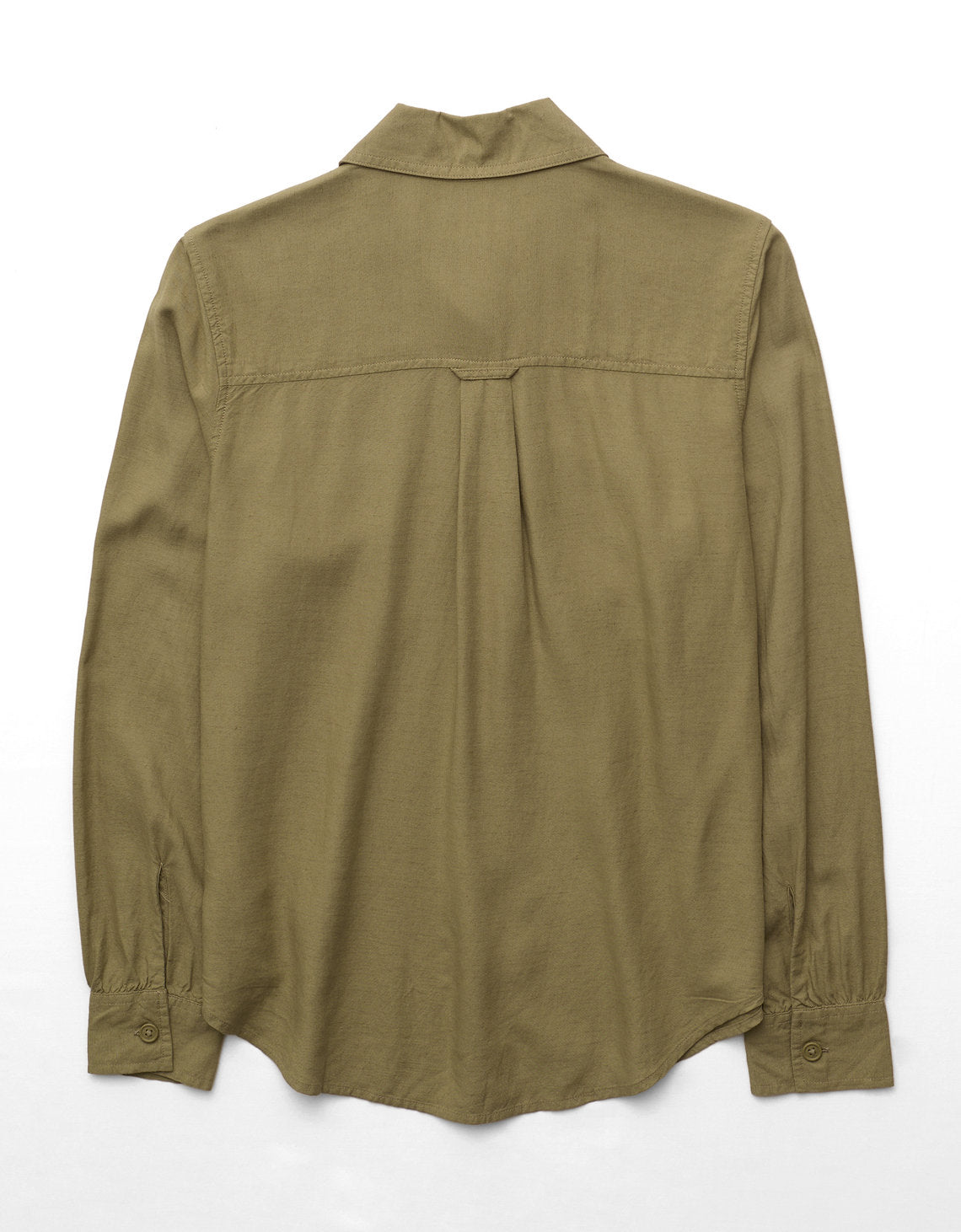 Camisa de manga larga con botones AE Bestie - Dorado 0350_6681_294_b