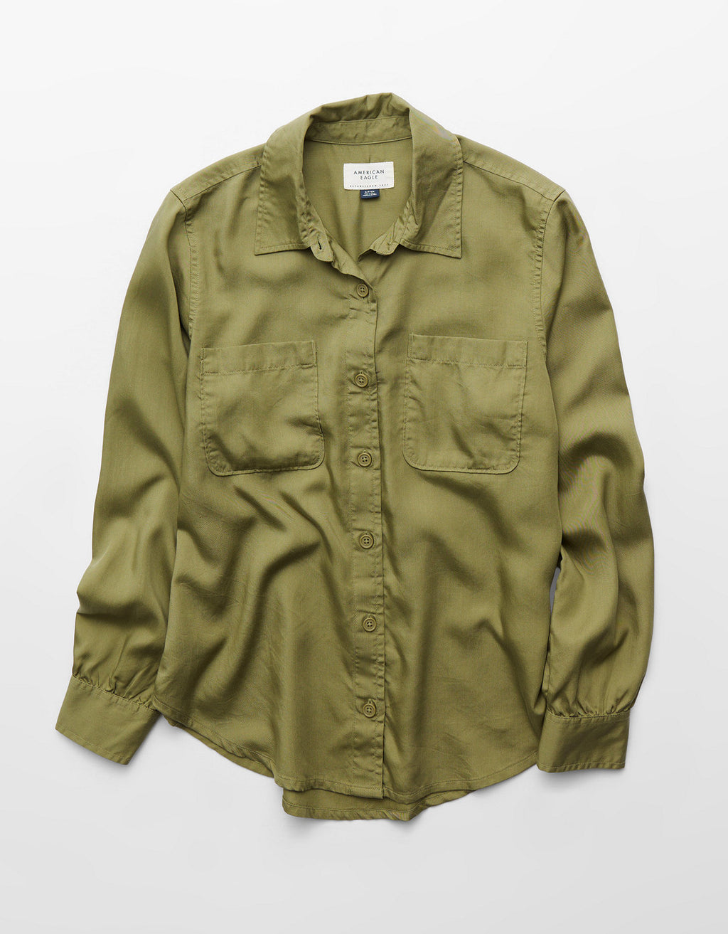 Camisa abotonada Ae Bestie - Dorado 0350_7117_294_f