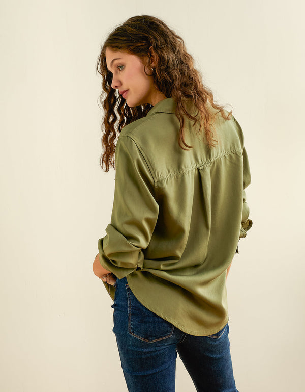 Camisa abotonada Ae Bestie - Dorado