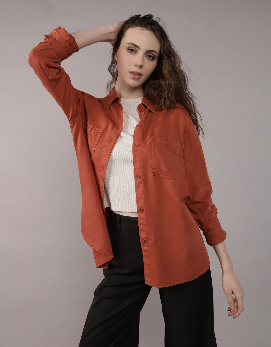 Camisa Manga Larga Mujer AE - Rosa 0355_3696_199_of