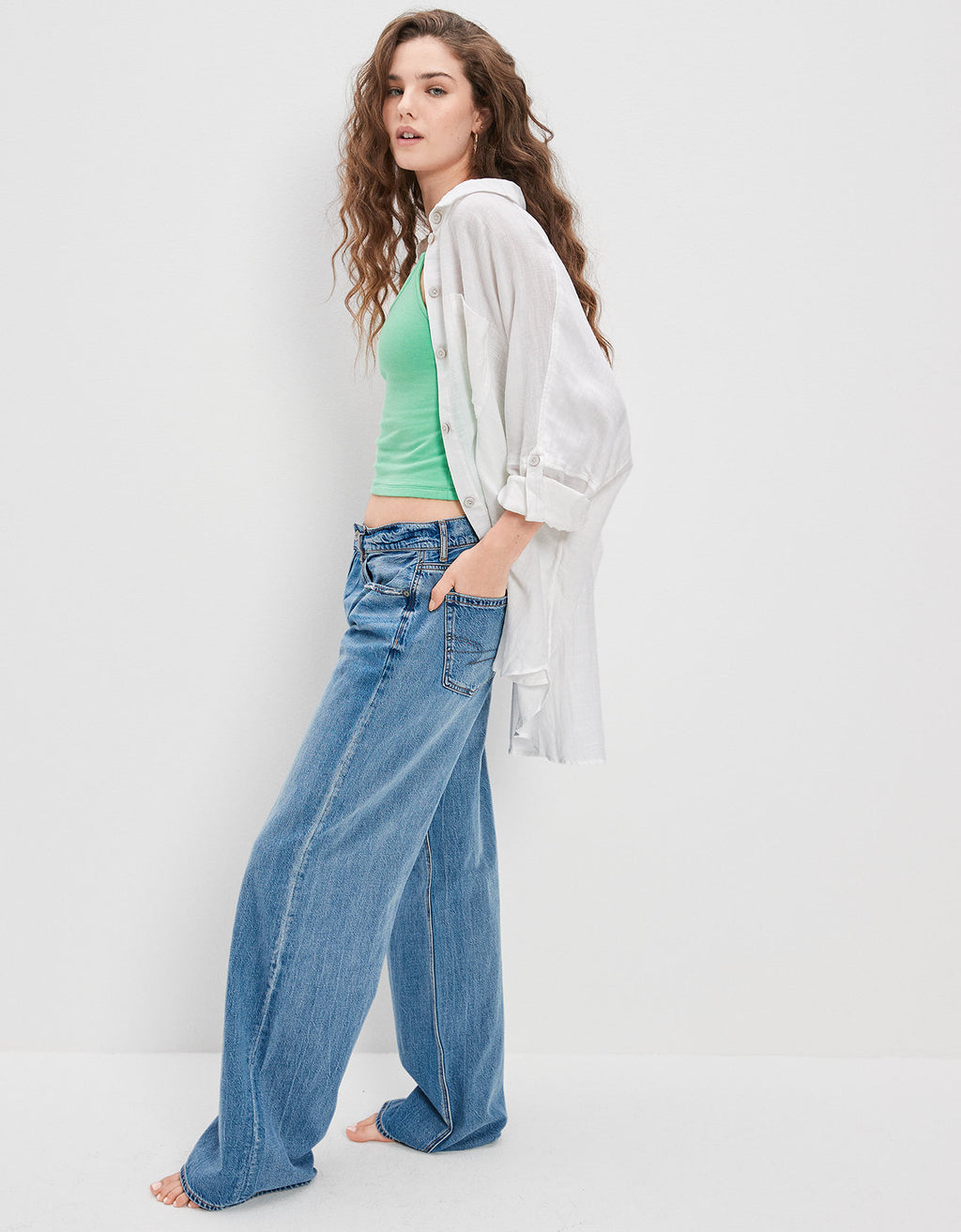 Camisa Ae Oversized - Blanco 0355_4826_100_of