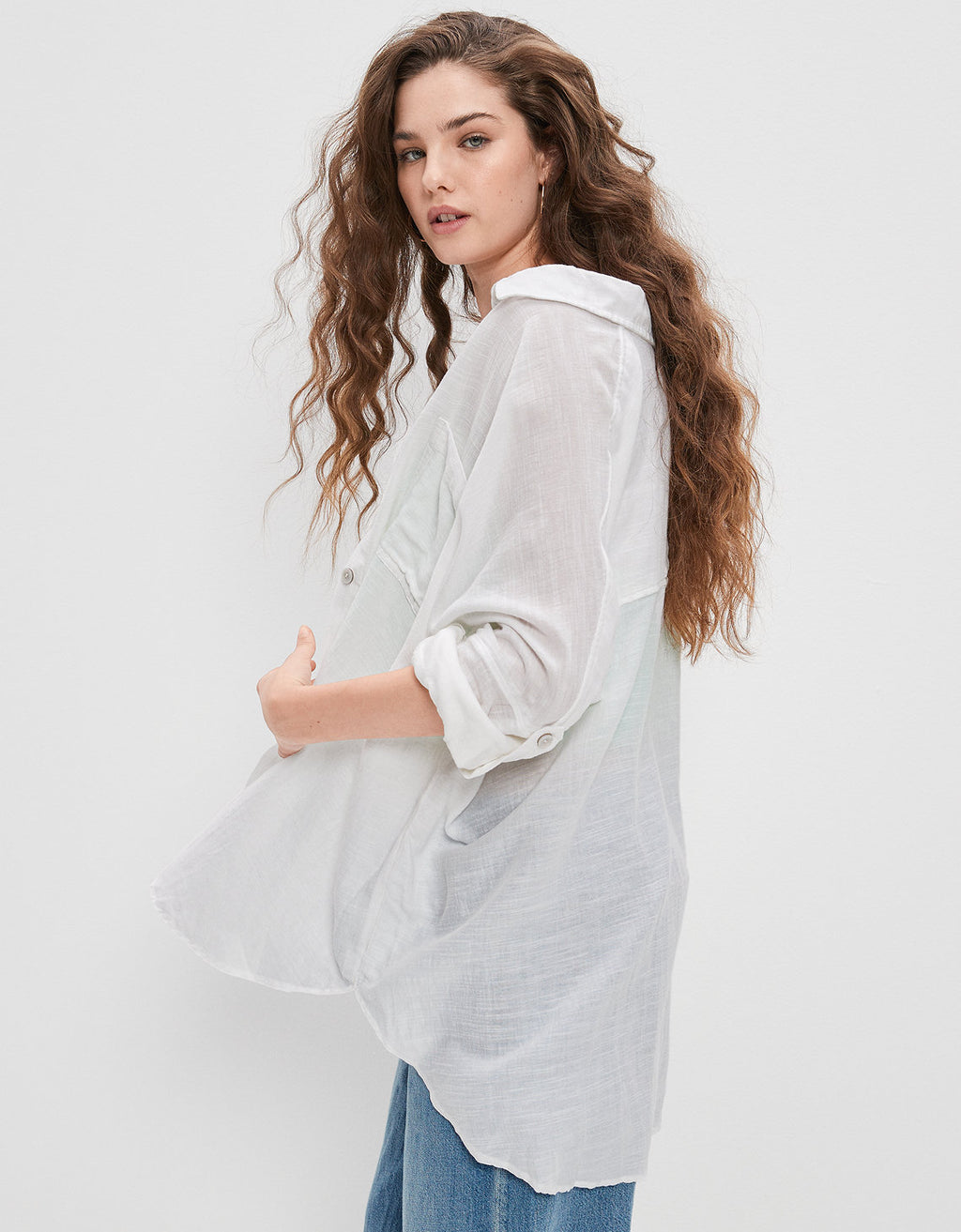 Camisa Ae Oversized - Blanco 0355_4826_100_os