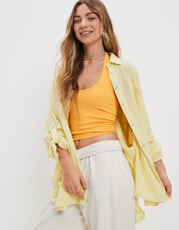 Camisa Ae Oversized - Verde