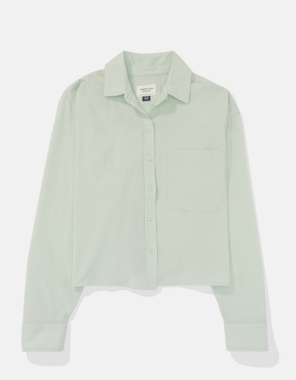 Camisa Ae con botones - Verde 0355_5396_300_f