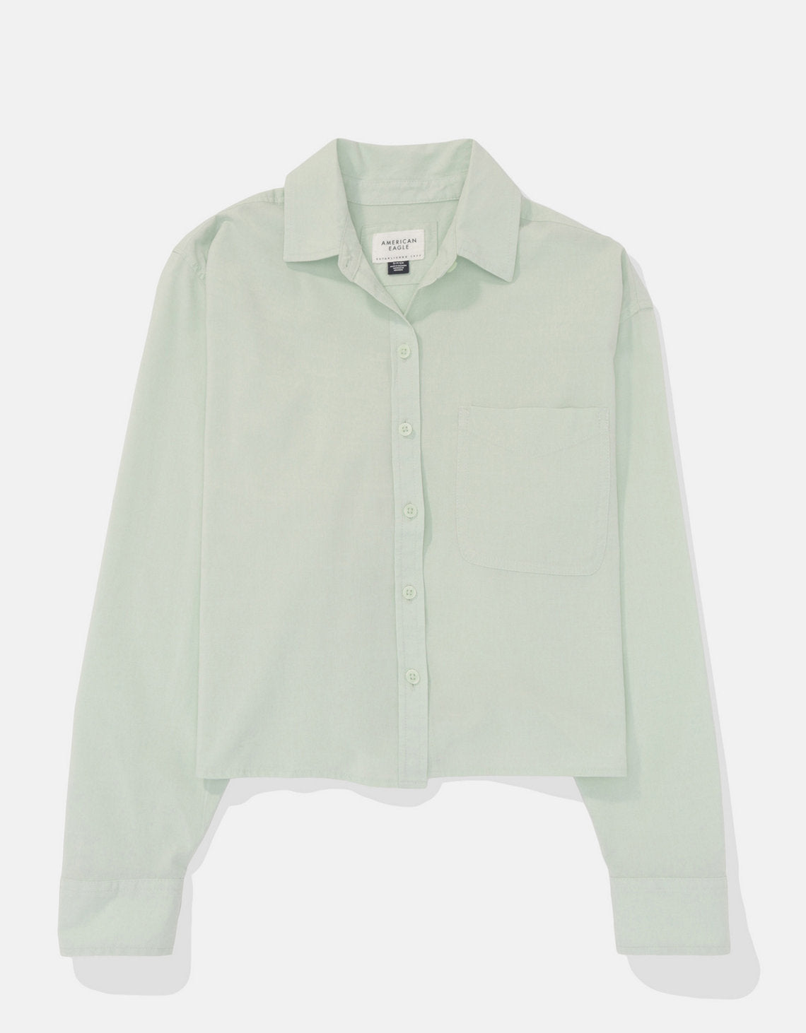 Camisa Ae con botones - Verde 0355_5396_300_f