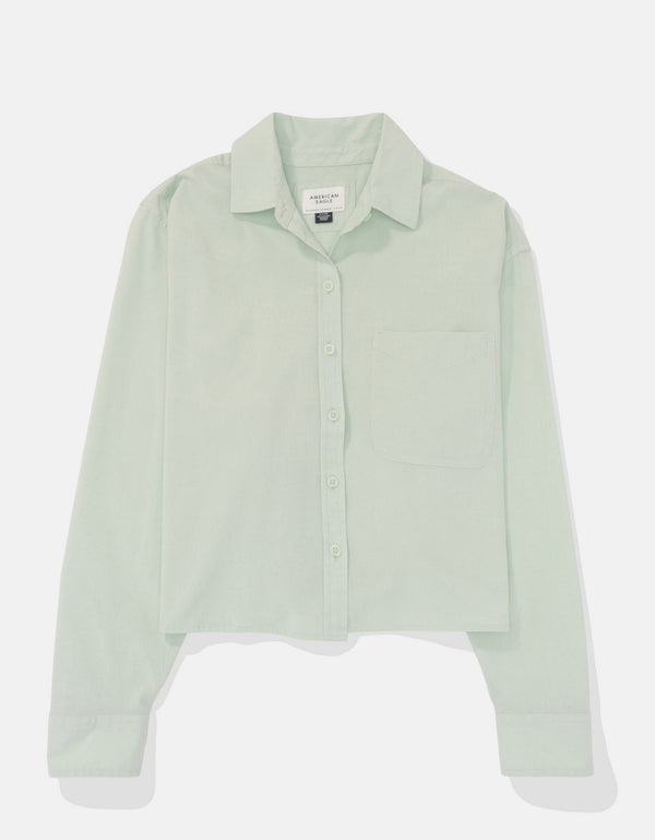 Camisa Ae con botones - Verde