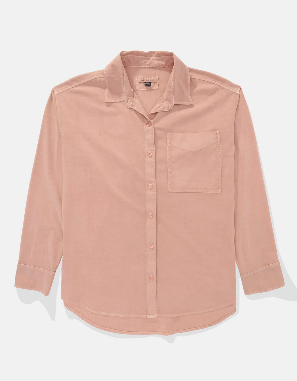 Camisa AE con botones manga larga de Mujer - Rosa 0355_5556_615_f