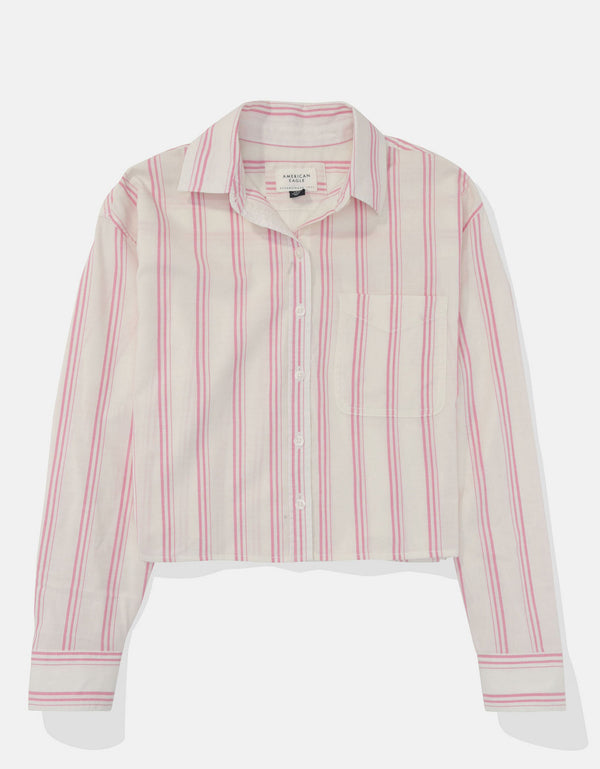 Camisa manga larga Ae con botones - Rosa