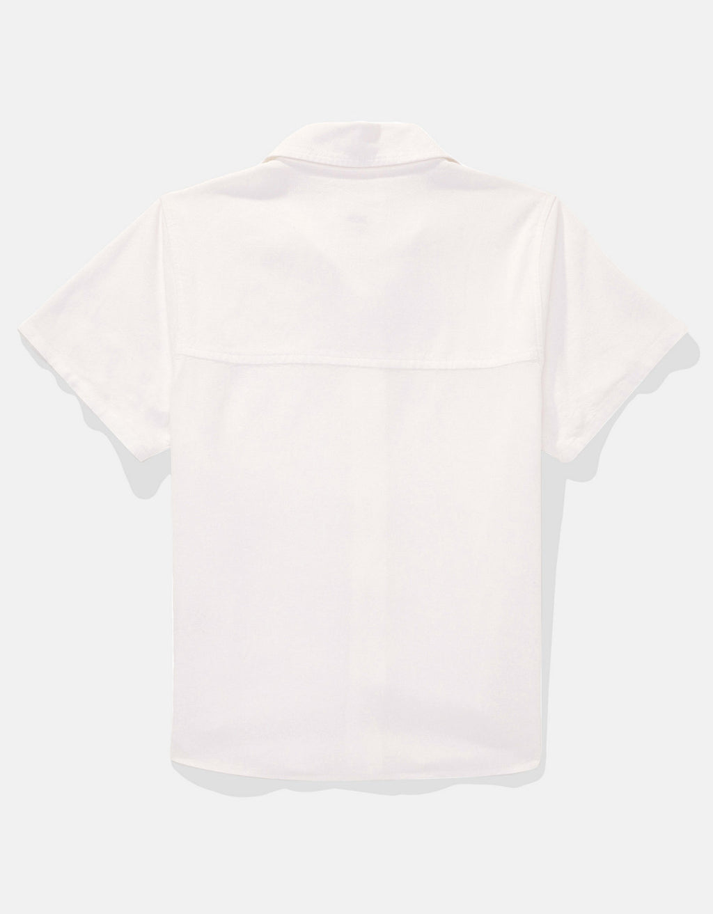 Camisa Manga Corta con botones Mujer Aerie - Blanco 0355_5712_100_b