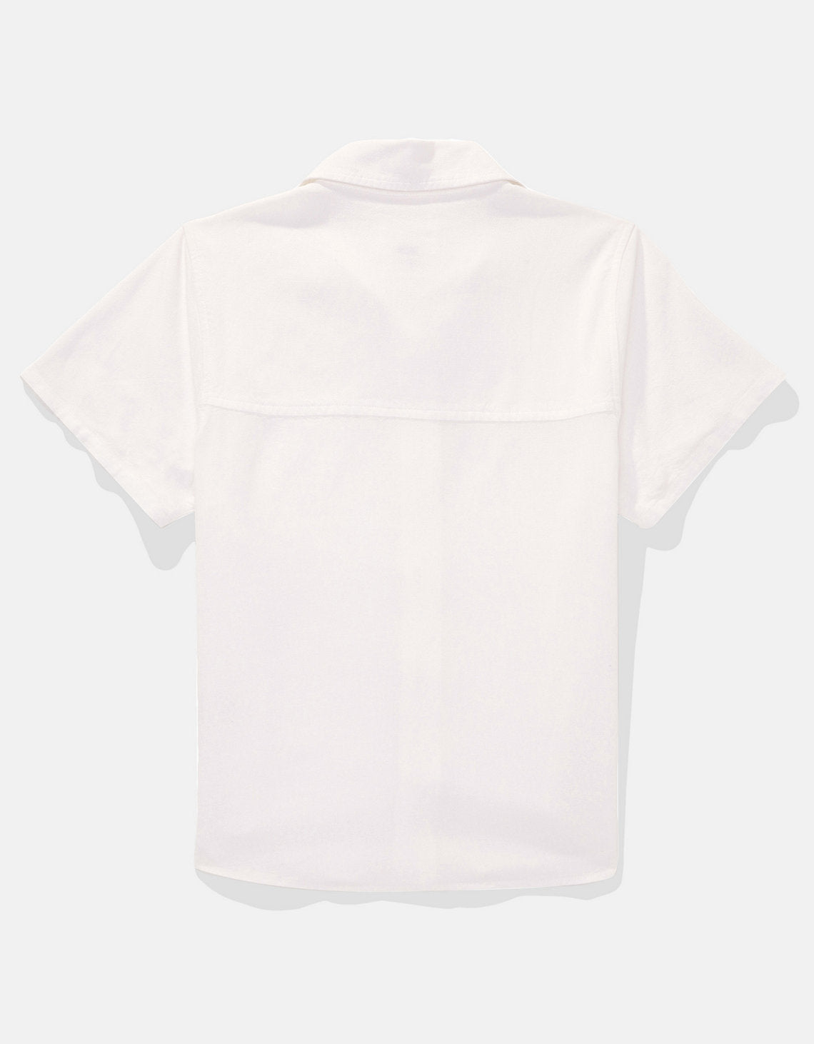 Camisa Manga Corta con botones Mujer Aerie - Blanco 0355_5712_100_b