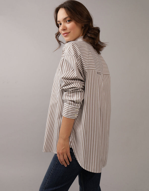 Camisa AE manga larga con bolsillo para mujer - Generico