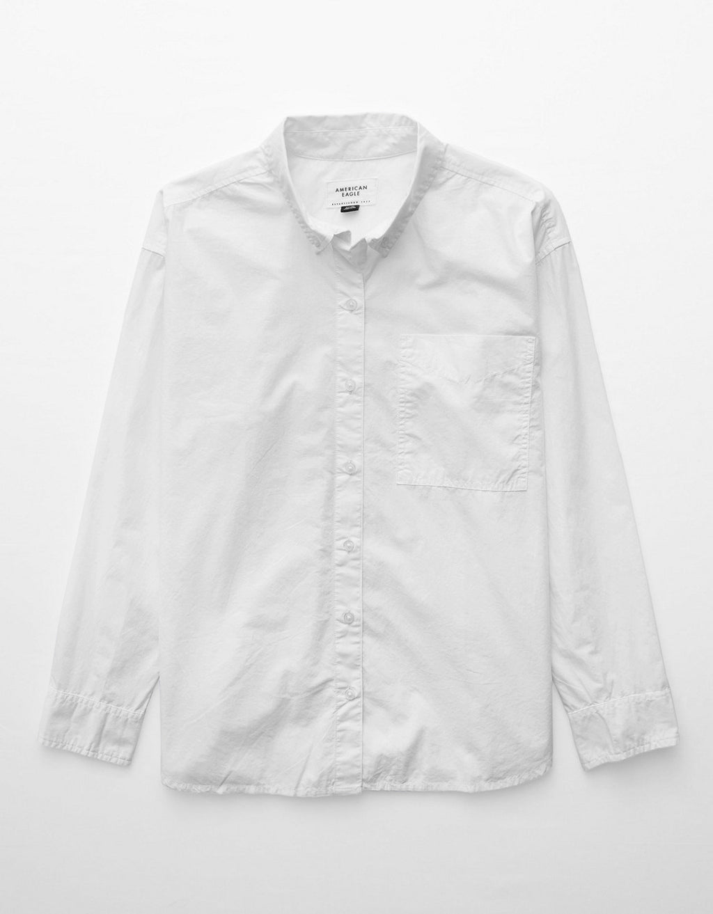 Blusa Oversized Mujer Ae - Blanco 0355_5856_100_f