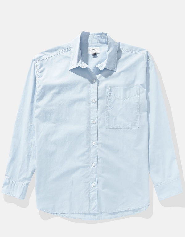Blusa Oversized Mujer Ae - Azul
