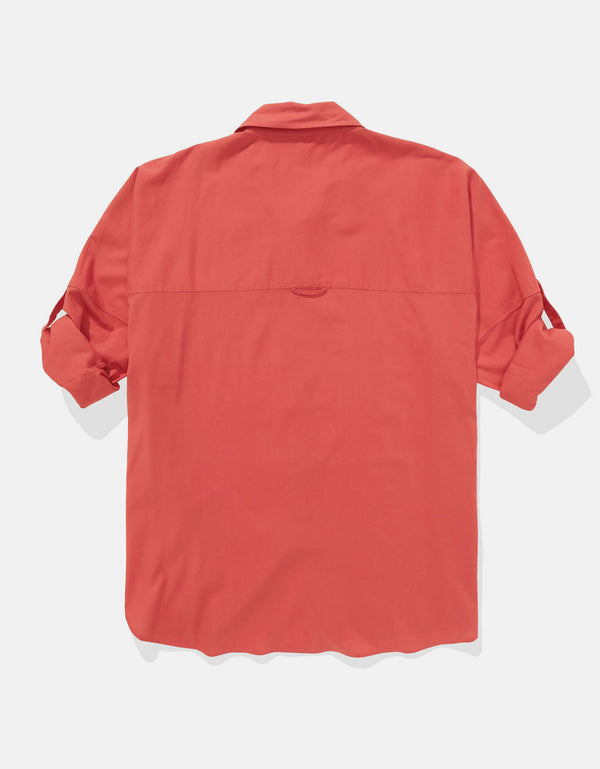 Camisa Manga Larga Mujer AE - Azul