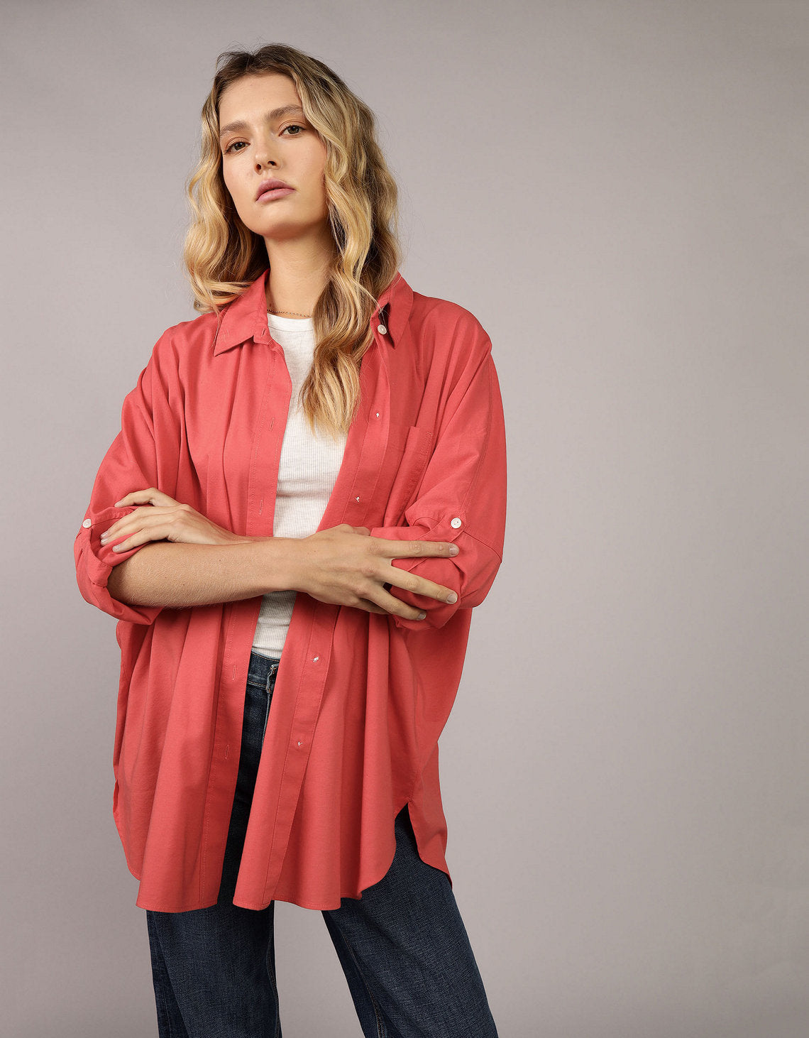 Camisa Manga Larga Mujer AE - Azul 0355_5971_408_of