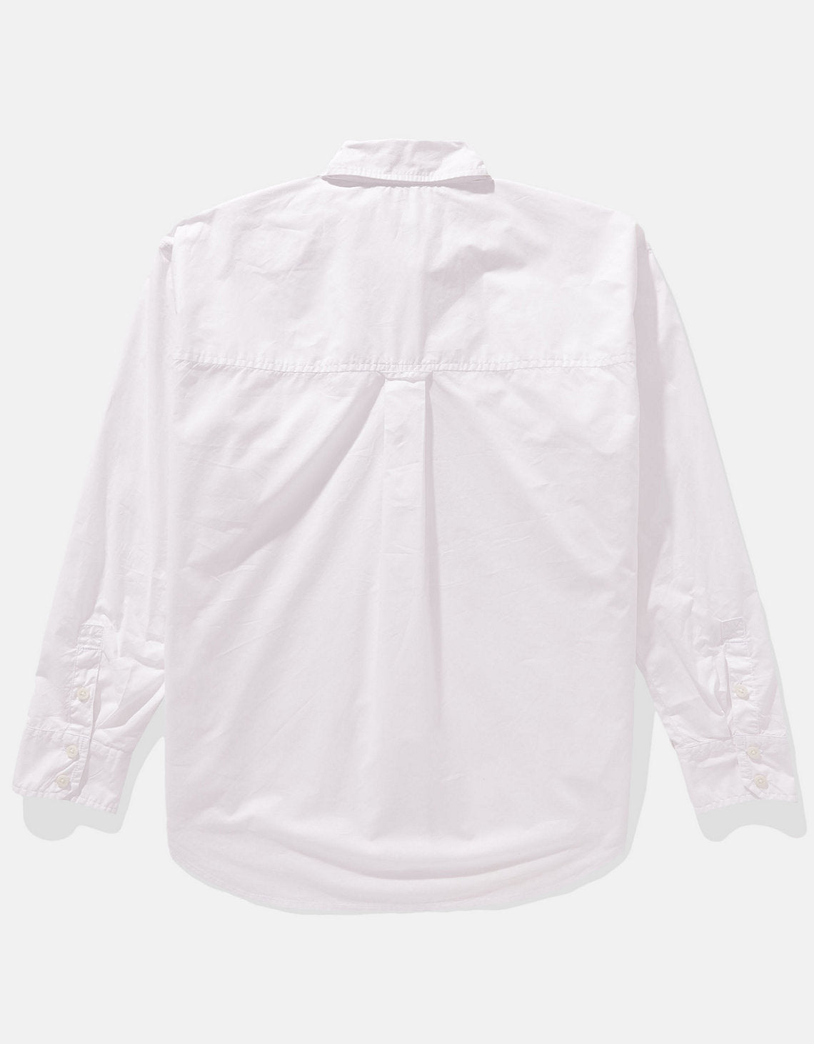 Camisa Clásica de Botones Corte Perfecto para Mujer - Blanco 0355_6093_100_b
