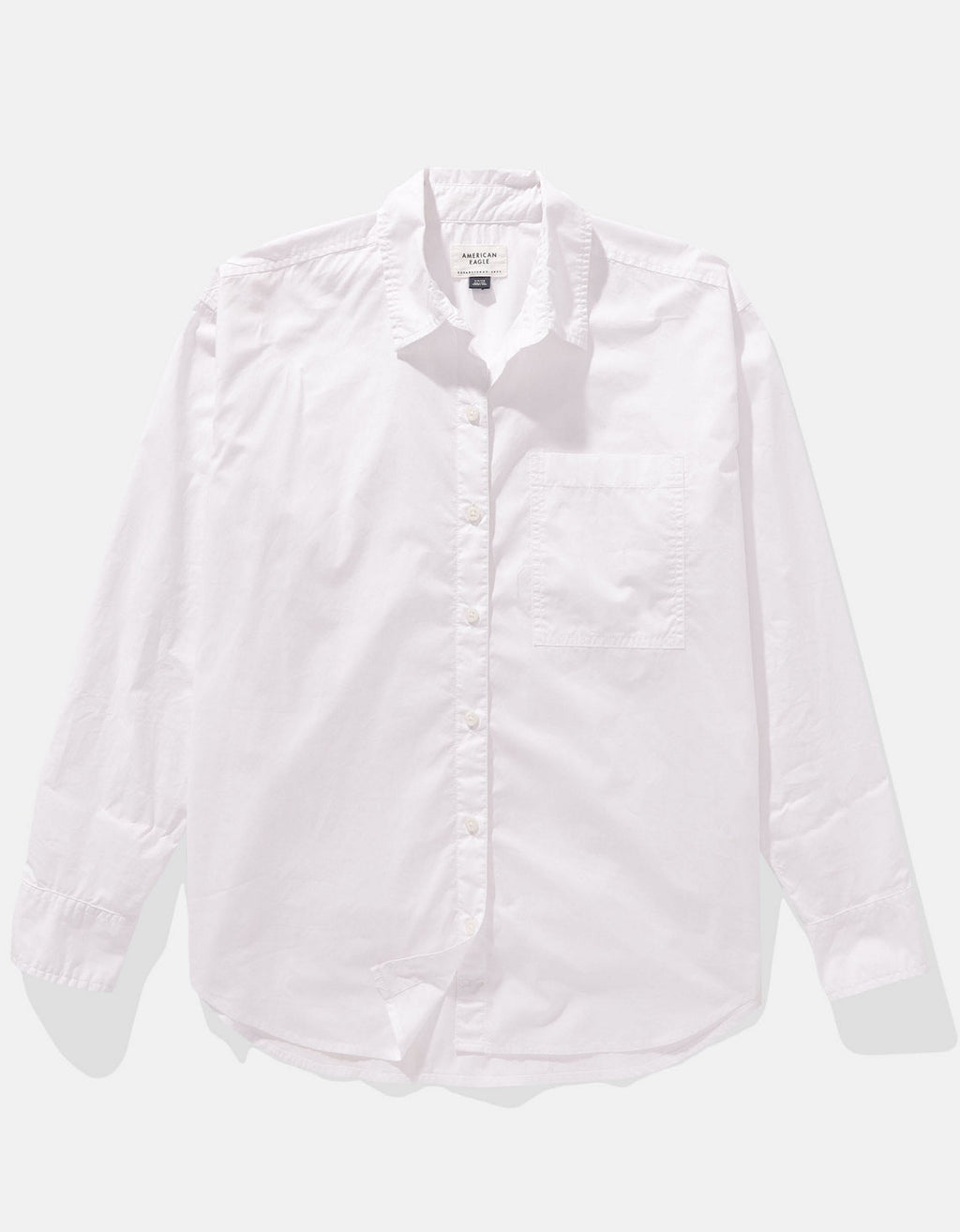 Camisa Clásica de Botones Corte Perfecto para Mujer - Blanco 0355_6093_100_f