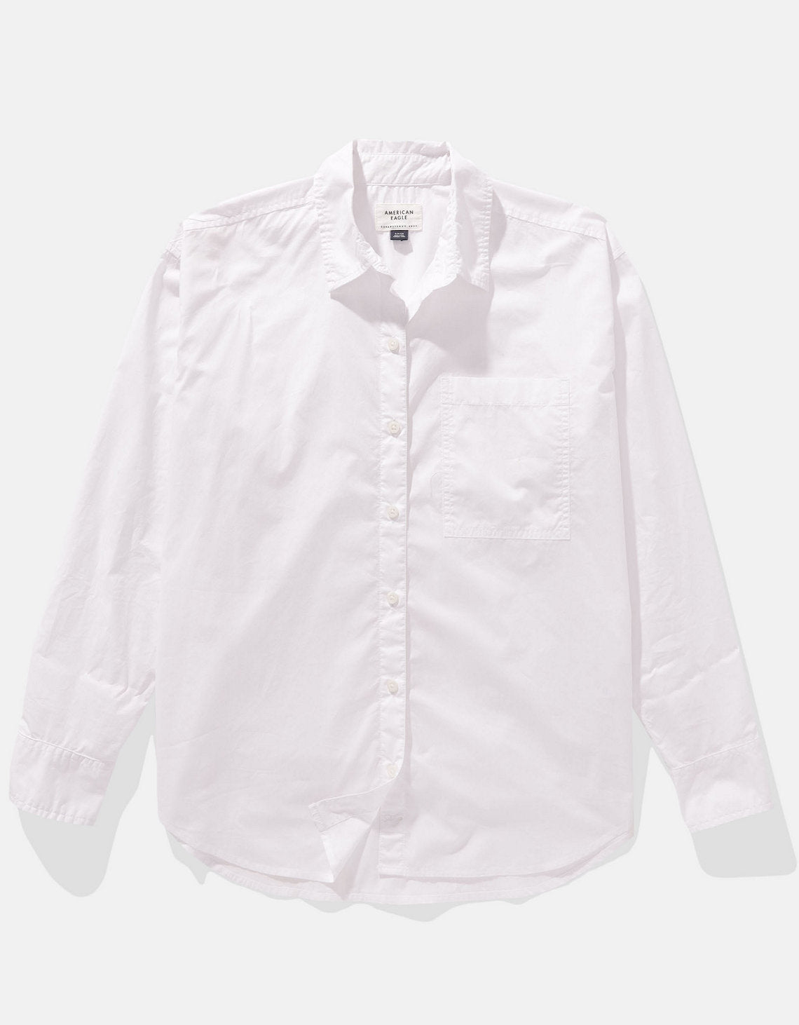 Camisa Clásica de Botones Corte Perfecto para Mujer - Blanco 0355_6093_100_f