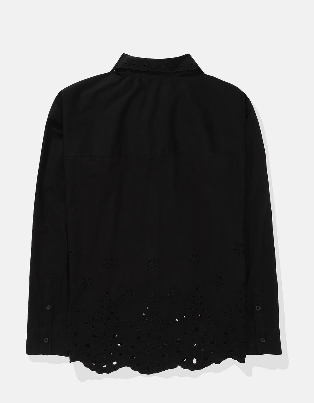 Camisa Manga Larga Ae - Negro 0355_6433_001_b