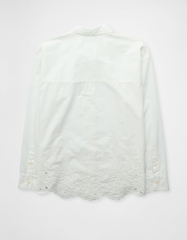 Camisa Manga Larga Ae - Blanco