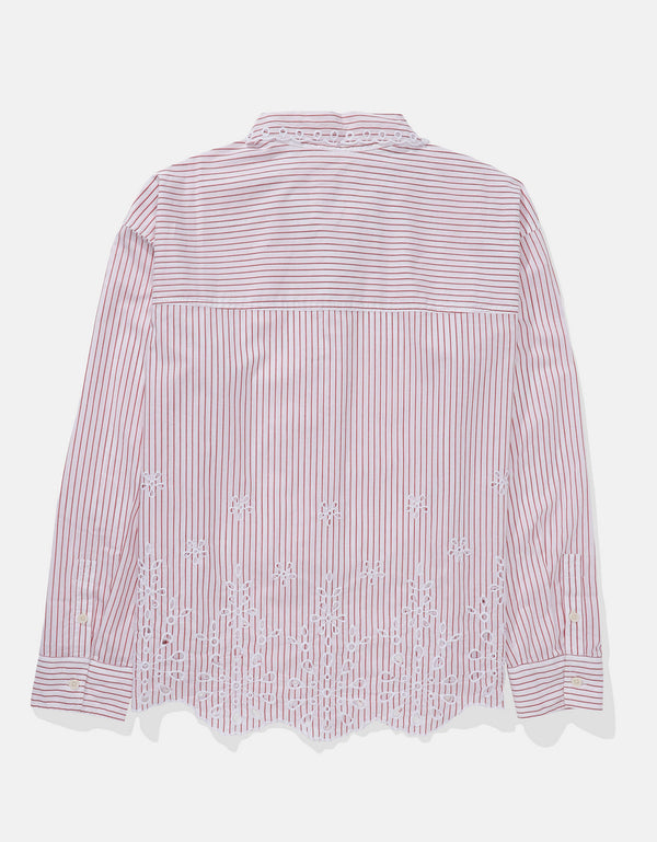 Camisa con Bordado Ae - Rojo
