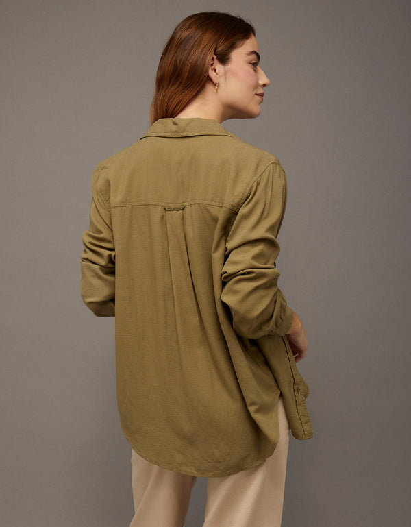 Camisa manga larga con botones Ae - Generico