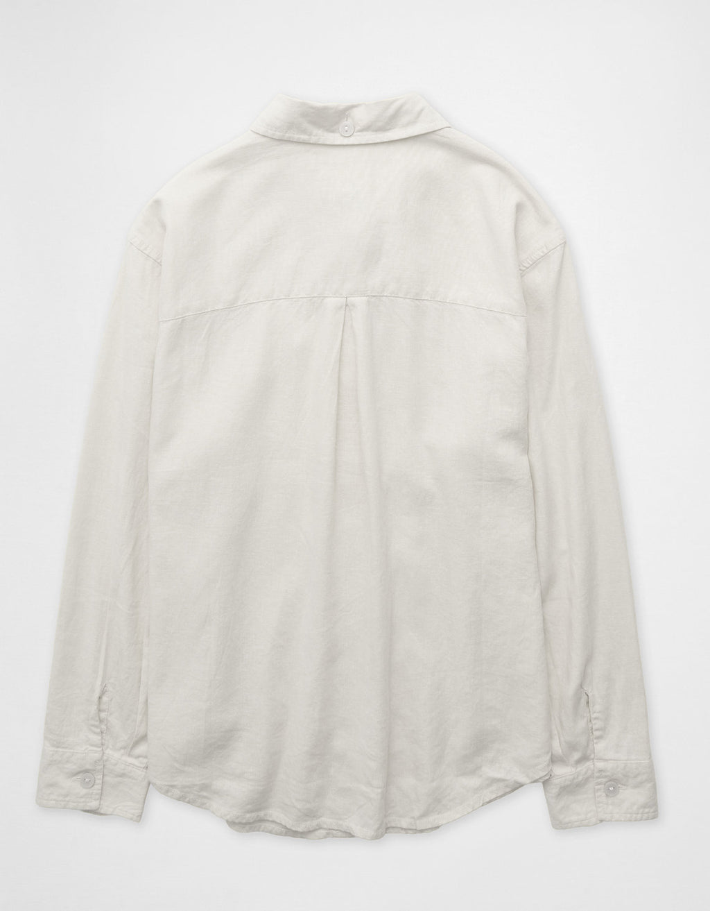 Camisa de Lino Oversized Ae - Blanco 0355_6683_139_b