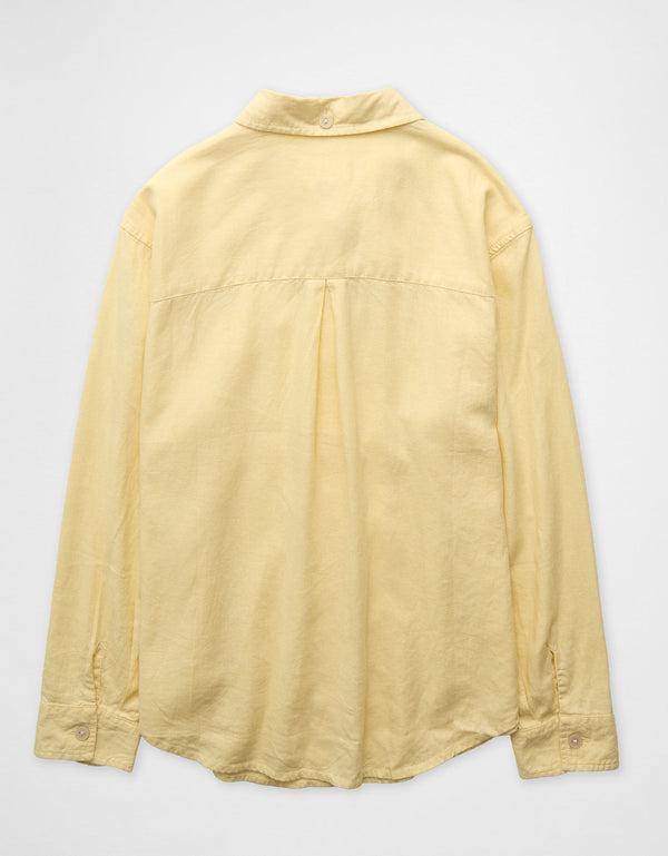 Camisa de Lino Oversized Ae - Generico