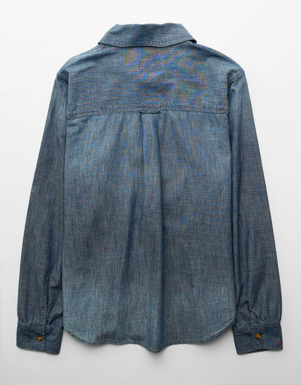 Camisa de manga larga con botones Ae - Generico