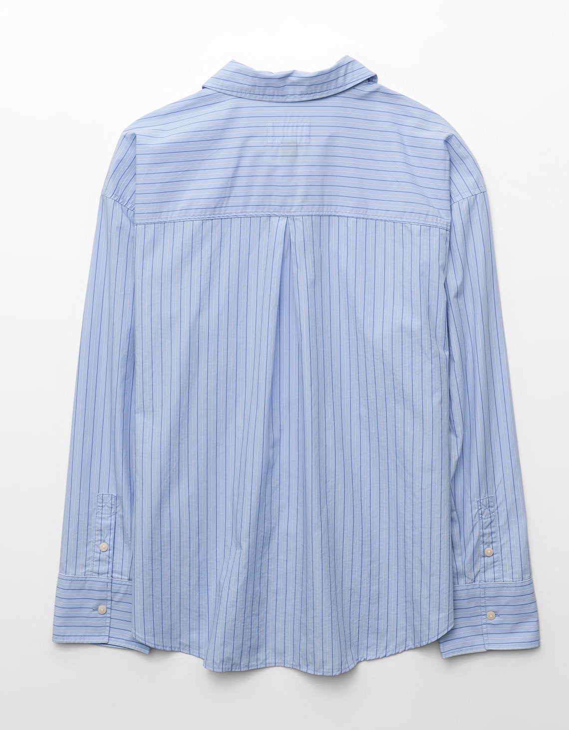 Camisa de popelina con botones Ae - Azul 0355_6897_400_b
