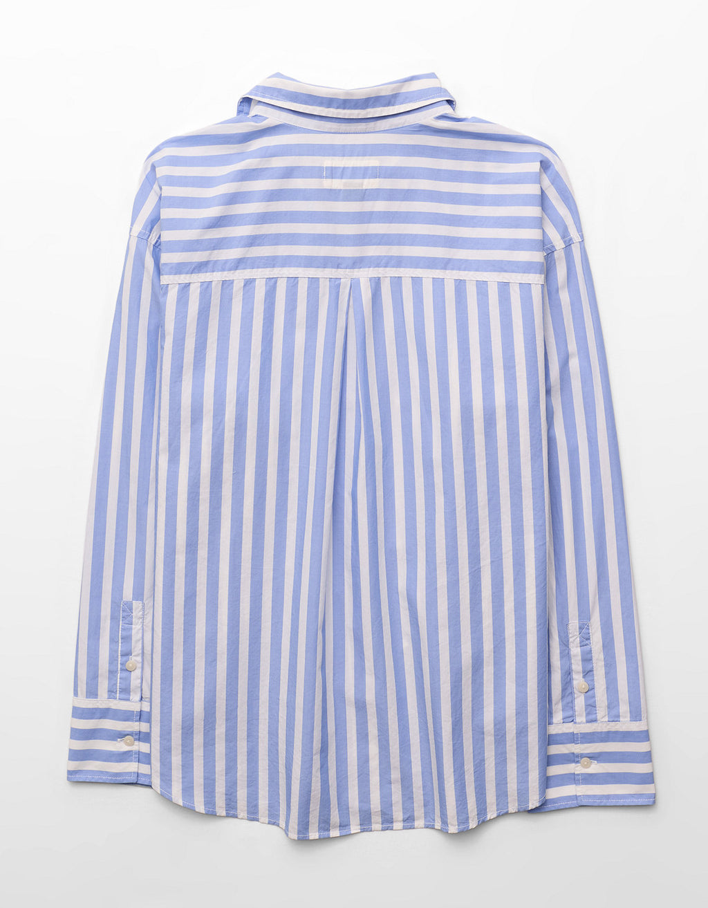 Camisa de popelina con botones Ae - Azul 0355_6897_401_b