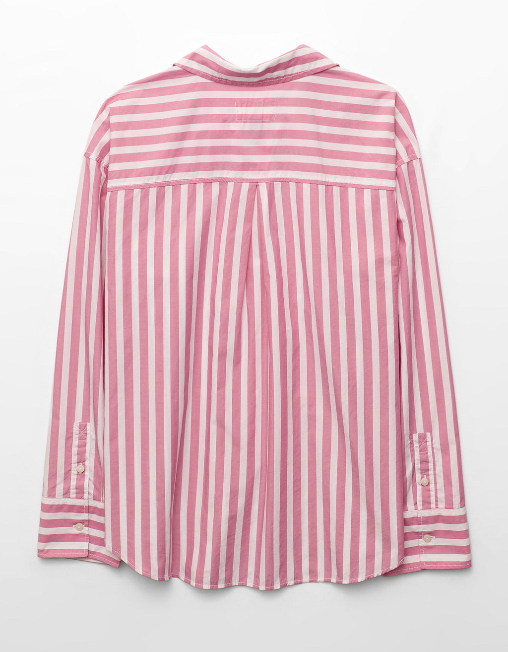 Camisa de popelina con botones Ae - Rosa 0355_6897_615_b