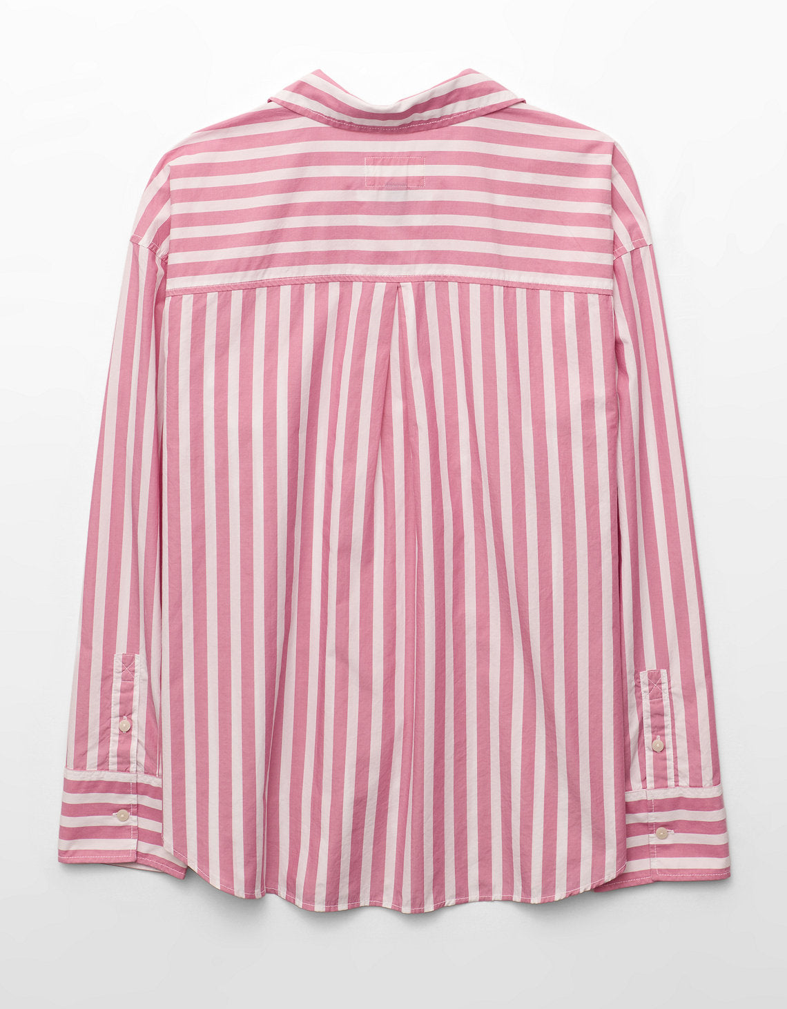 Camisa de popelina con botones Ae - Rosa 0355_6897_615_b