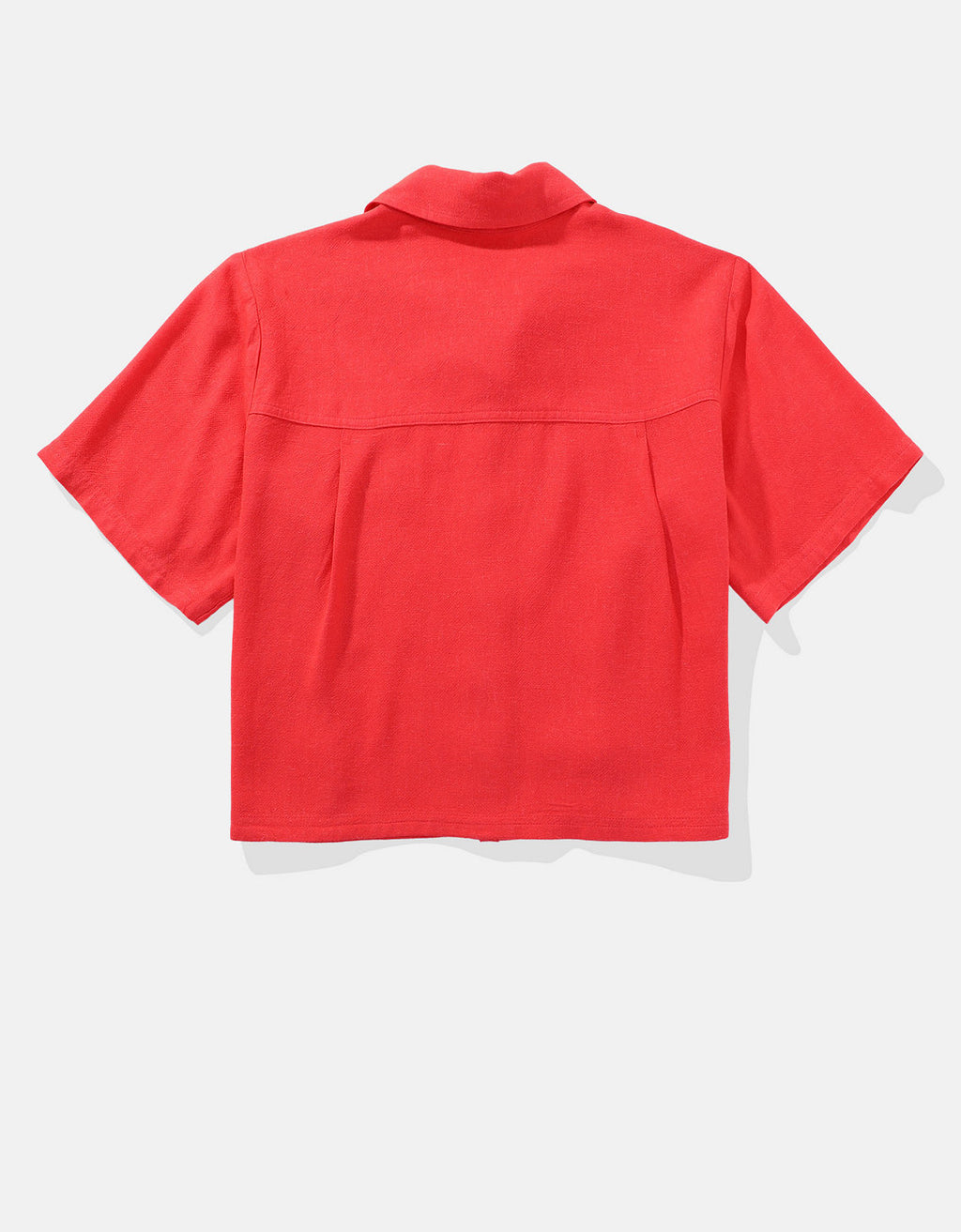 Camisa AE manga corta con bolsillo para mujer - Rosa 0358_5734_199_b