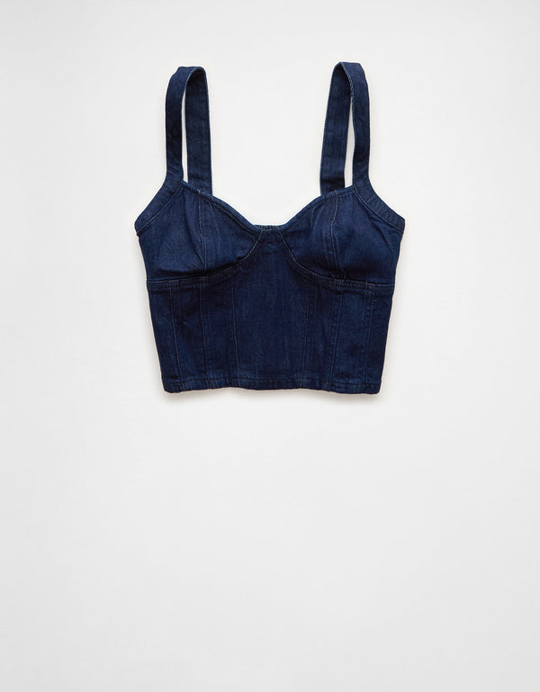 Top en Denim Mujer AE - Generico