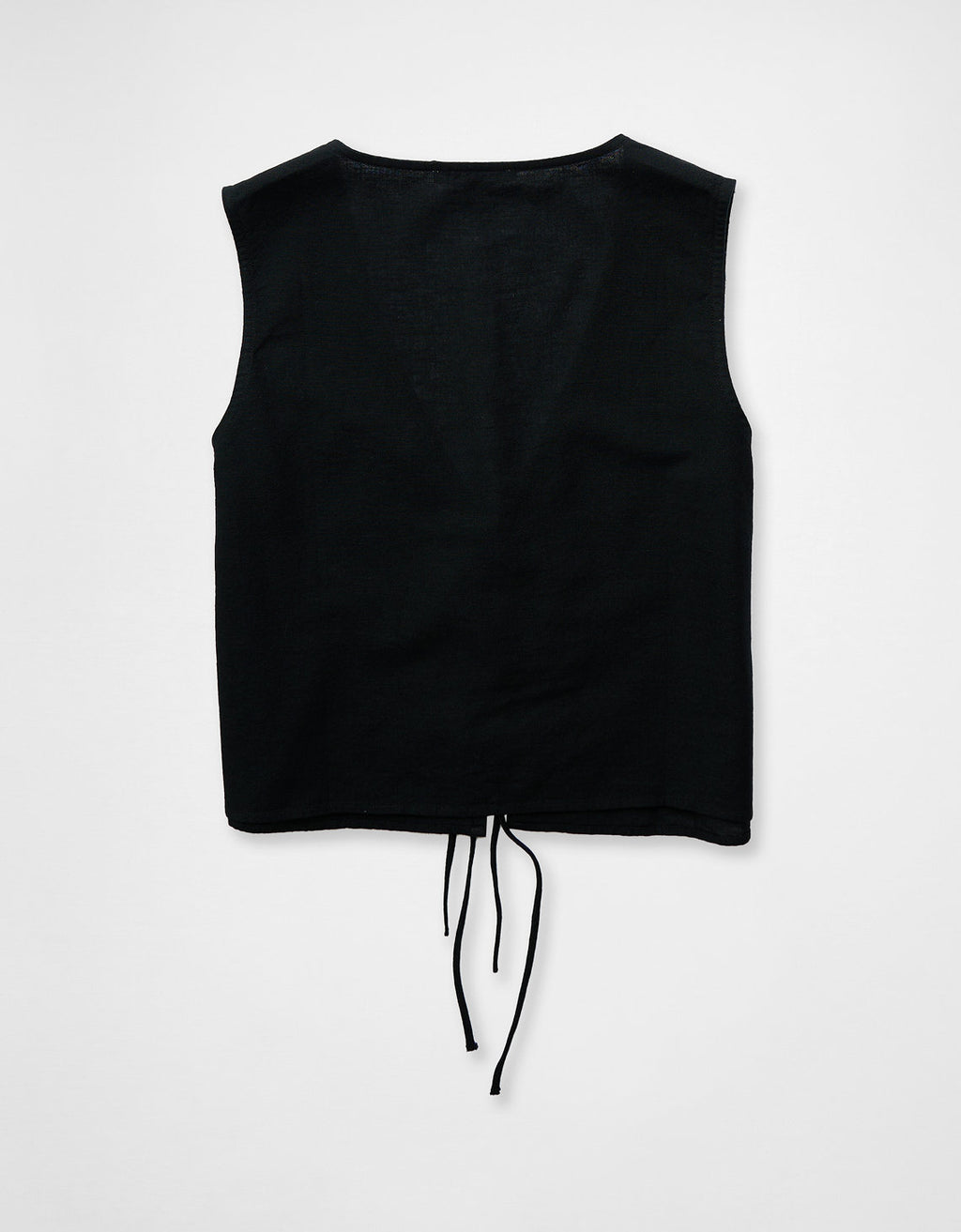 Chaleco acolchado delantero con cremallera. - Negro 0358_6314_001_b
