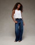 Top sin mangas bordado con lazo lateral. - Blanco 0358_6766_134_of