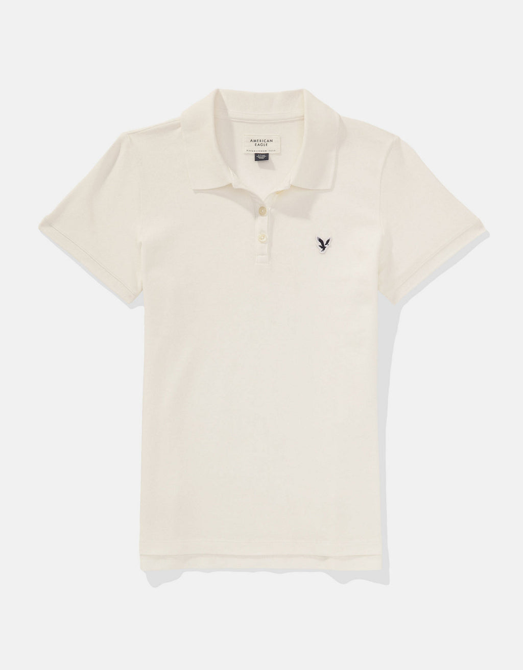 Camiseta Tipo Polo Clásica Ae - Blanco 0364_9899_140_f