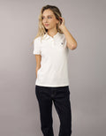 Camiseta Tipo Polo Clásica Ae - Blanco 0364_9899_140_of