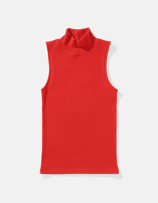 Blusa sin Mangas Mujer AE - Rojo