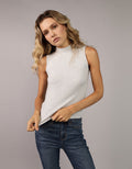 Blusa sin Mangas Mujer AE - Gris 0366_6095_951_of