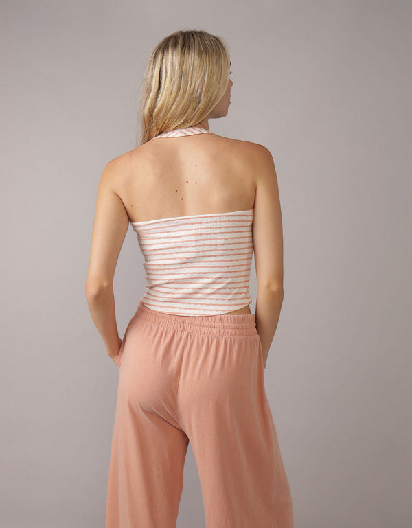 Top de tirantes estilo corsé - Naranja