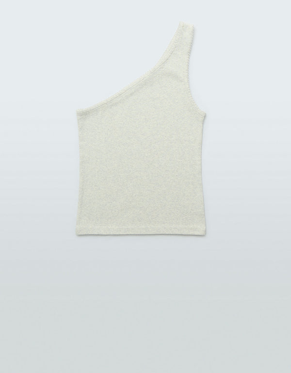 Ae Main Squeeze Top de un solo hombro - Gris