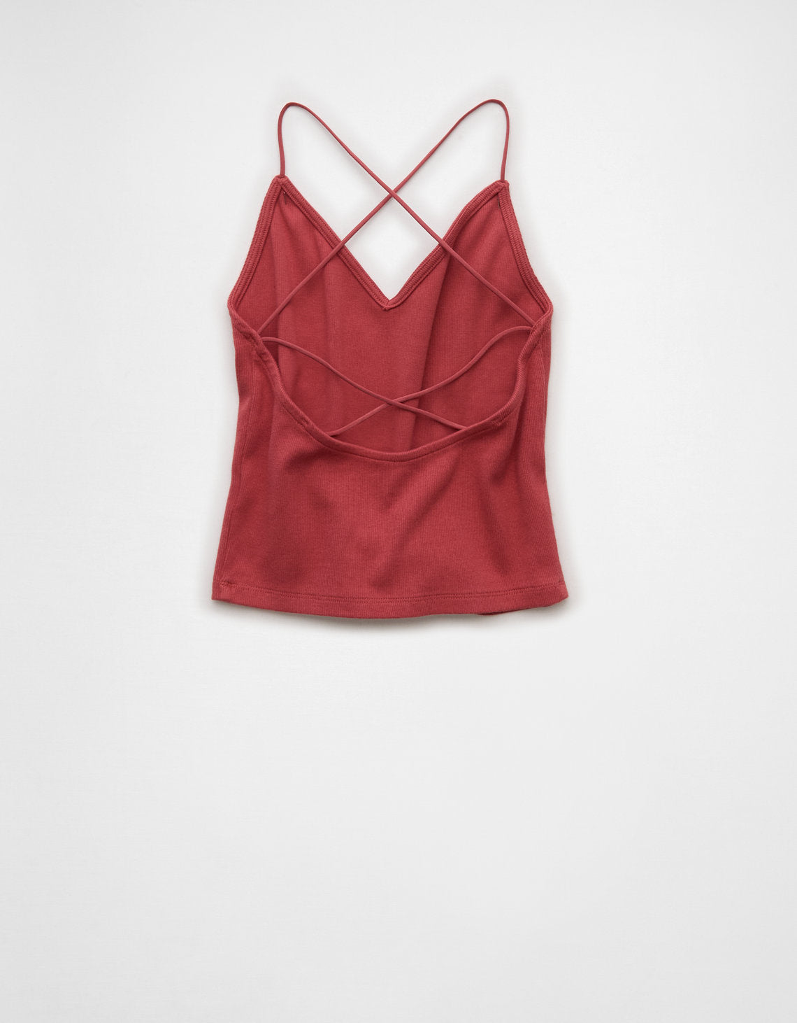 Tank Top Strappy-Go-Lucky Ae - Café 0366_6413_812_b