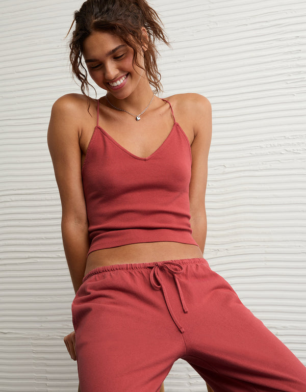 Tank Top Strappy-Go-Lucky Ae - Café