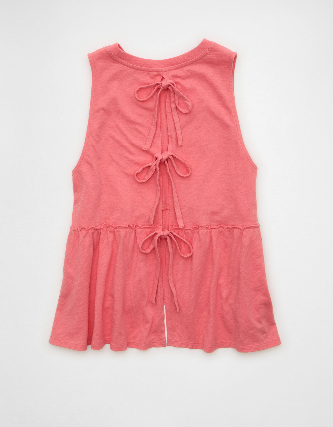 Top de tirantes estilo babydoll con lazo en la espalda Ae Sunchaser - Rosa 0366_6448_199_b