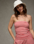 Top de tubo fruncido Ae Sunchaser - Rojo 0366_6518_697_of