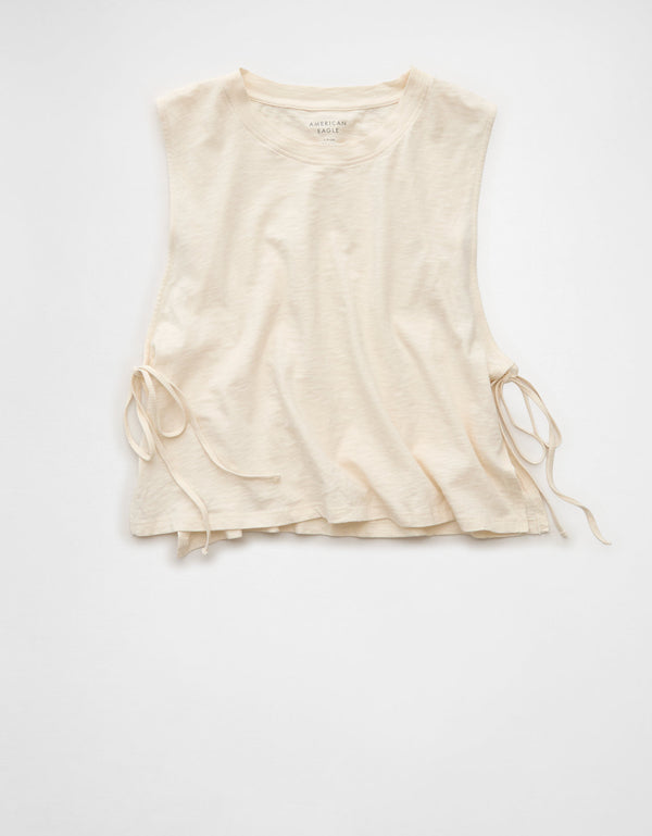 Camiseta sin mangas con lazo lateral Ae Sunchaser. - Generico